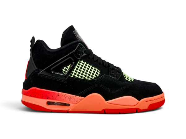 Jordan 4 Retro Black Infrared Barely Volt (GS)