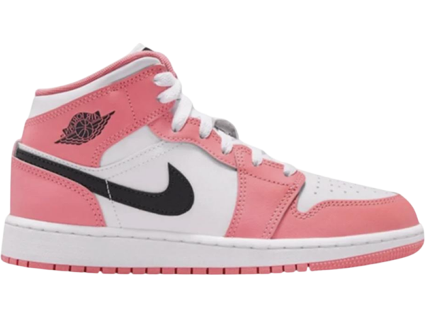 Jordan 1 Mid Pink Gaze (GS)