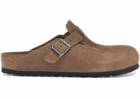Birkenstock Boston Soft Footbed Suede Dark Tea Tonal